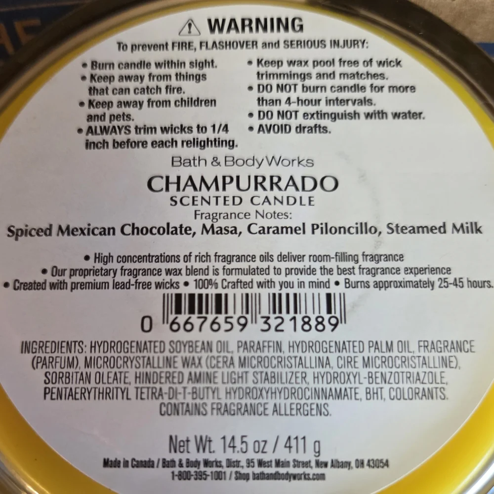 🔺️🆕️🔺️🇪🇸🇲🇽Bath & Body Works Feliz Navidad Champurrado